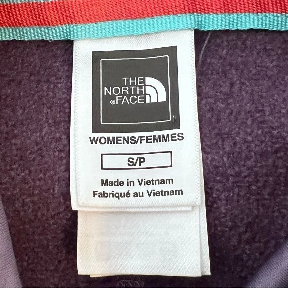 The North Face Women’s Purple High Scuba Neck Hoodie Sweatshirt
